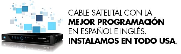 Cable satelital con la mejor conexion en español e inglés en todo usa